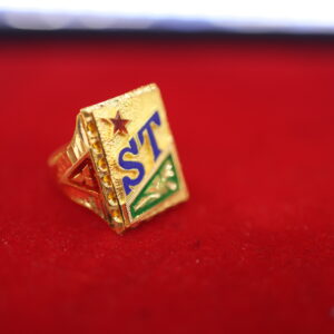 Bold ST Gold Ring