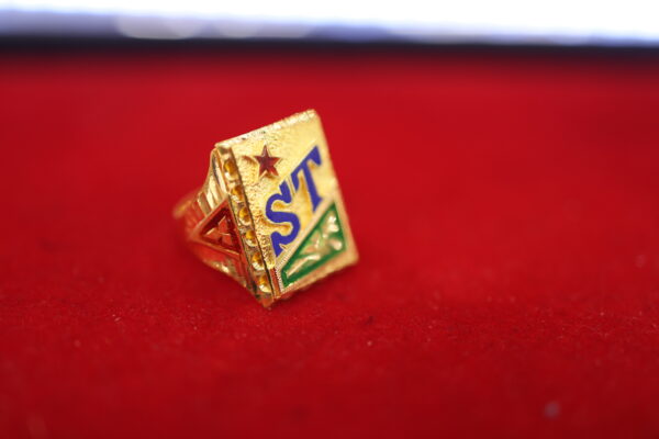 Bold ST Gold Ring