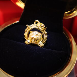 Tiger Head Gold Pendant
